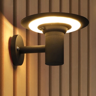 Durable Solar Outdoor Wall Light with High-Brightness LED, Waterproof Design for Garden, Courtyard, Gate, and Entryway, Die-Cast Aluminum &amp; Acrylic