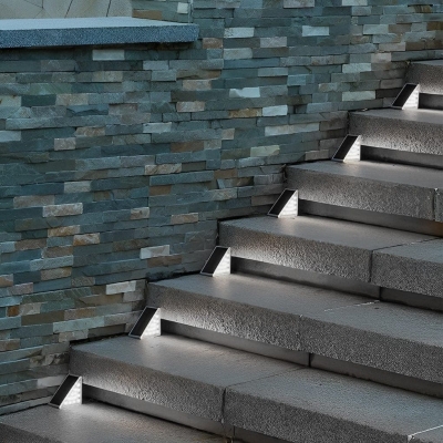 High-Efficiency Solar Step Lights with Automatic Day/Night Sensor, Waterproof for Indoor/Outdoor Use, 12-Hour Runtime, Easy No-Wire Installation