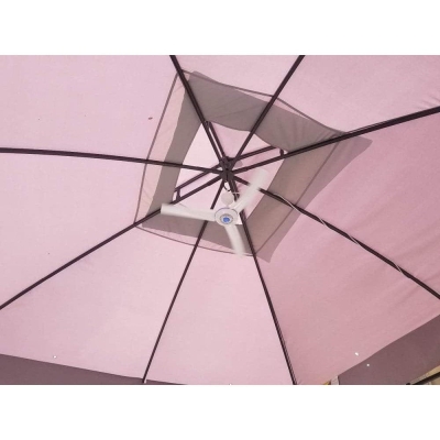 28 in. High Speed 12V DC Ceiling Fan, Portable Ceiling Fan, Outdoor Fan for Gazebo with Light