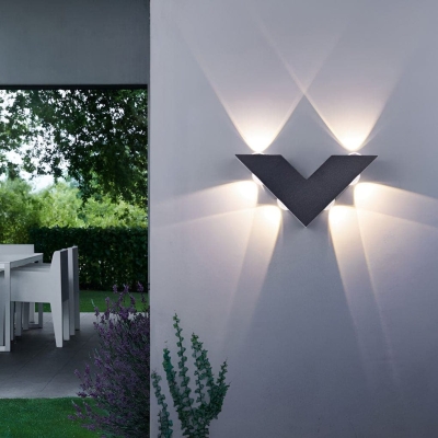 IP65 Waterproof LED Wall Sconce Light for Indoor and Outdoor Use, Ideal for Aisles, Stairs, Living Rooms, and Bedrooms, Durable and Decorative