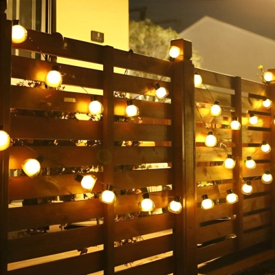 Durable Waterproof Outdoor LED String Lights, 4 Power Modes (Plug-in, Battery, USB, Solar) for Porch, Balcony, Holiday &amp; Party Decorations