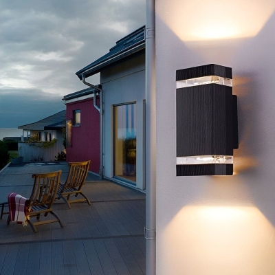 Classic Design Indoor/Outdoor Wall Lamp, Durable Aluminum, Fast Heat Dissipation, IP65 Waterproof, Perfect for Porch and Garden Lighting