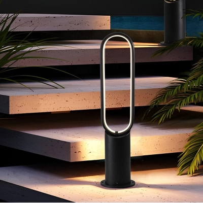 Stylish Solar Landscape Lighting, Waterproof, Rustproof, Bright LED for Porch, Garage, Lawn, and Park, Aluminum &amp; Silicone Construction