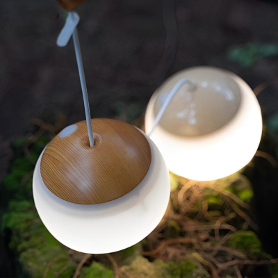 Adjustable Brightness Outdoor Camping Light with USB Charging, 12-Hour Battery Life, and Streamlined Hook Handle for Easy Portability