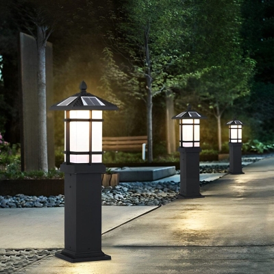 Durable Die Cast Aluminum Solar Pathway Light with High-Efficiency LED, Automatic Day/Night Control, Waterproof for Garden, Lawn, Courtyard, Park