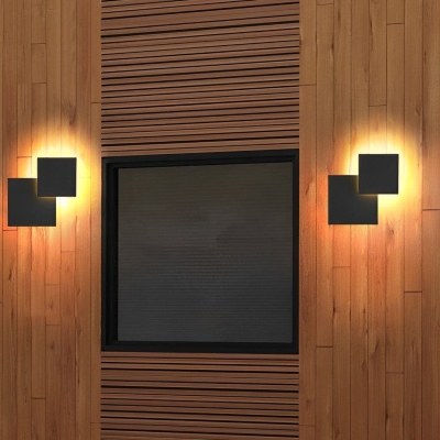 Adjustable Outdoor Wall Light with Creative Lampshade, Die-Cast Aluminum, Waterproof for Garden, Balcony, Corridor, and Doorway Decor