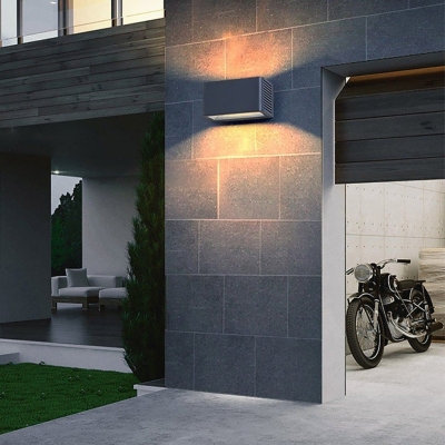Modern Minimalist Outdoor LED Wall Lamp with Energy-Saving Bright Light and Warm Atmosphere, Perfect Gift for Grandparents, Elderly, and Children