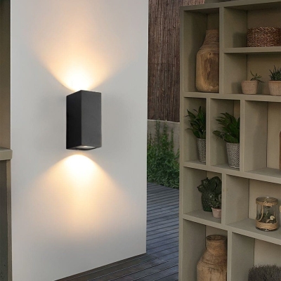 High CRI Outdoor Wall Light, Aluminum Sconce with IP65 Waterproof Design, Energy-Saving LED, and Anti-Oxidation for Warm, Comfortable Ambiance