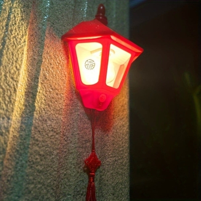 Outdoor Solar Wall Lamp, Solar Tungsten Wire Wall Light for Yard Garden Villa