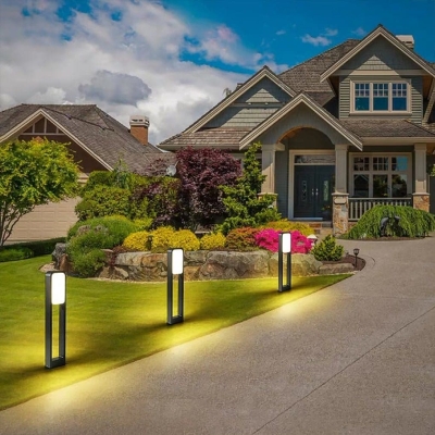 Durable Die-Cast Aluminum Landscape Lighting with Impact-Resistant Acrylic Lampshade, Rust-Proof, Long-Lasting, and Stylish Garden Lights