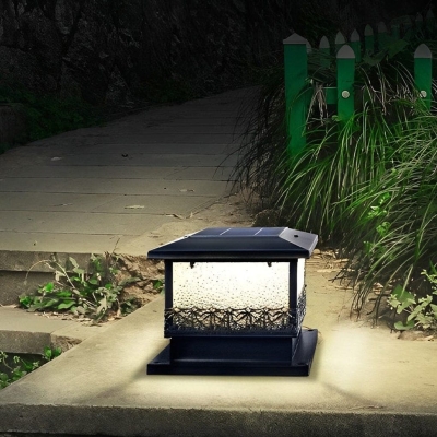 Waterproof Solar Fence Post Light with High-Efficiency Charging, 9.5-11 Hours Lighting, Easy Installation, and Automatic On/Off for Outdoor Use