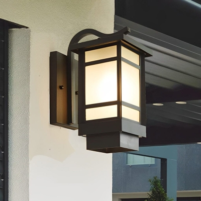 Durable Solar Outdoor Wall Lamps with Aluminum Body &amp; Frosted Glass Shade, Waterproof &amp; Rustproof for Garden, Patio, Driveway &amp; Balcony