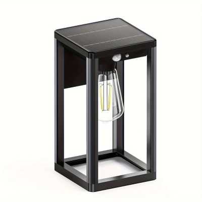 Outdoor Solar Wall Light, Dusk to Dawn Motion Sensor Solar Porch Light with Panel, Waterproof Exterior Wall Lantern Light for Patio Front Garage