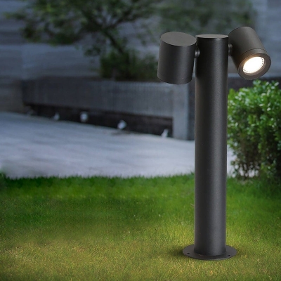Durable Aluminum Outdoor Pathway Light with 180&deg; Rotation, GU10 Lamp Cup, and Tempered Glass Lampshade for Enhanced Stability and Longevity