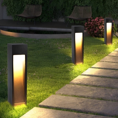Durable Stainless Steel Lawn Light with High-Brightness LED, Waterproof and Rust-Proof, Easy Installation for Garden, Lawn, Garage, and Courtyard