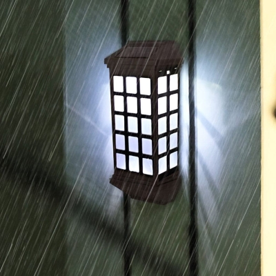 Easy-to-Install Solar Outdoor Wall Light with Intelligent Light Control, Waterproof ABS Material, High Brightness LED, and Fast Charging Solar Panel