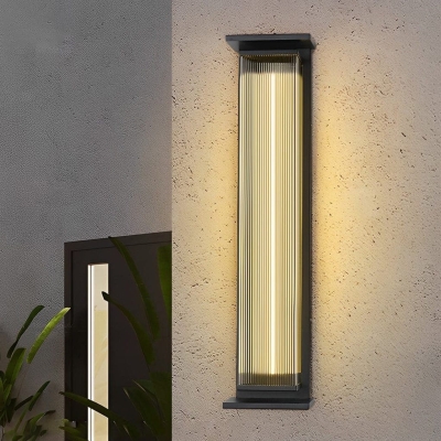Modern Minimalist Outdoor Wall Lights, Durable Stainless Steel, Rustproof, High Brightness LED with Wide Lighting Range for Decoration &amp; Illumination