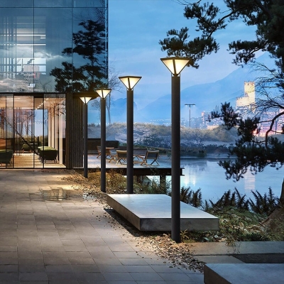 Waterproof Solar Lamp Post for Yard Landscape, Chic Outdoor Decoration with Bright, Gentle Light for Garden, Pool, Driveway, and Path