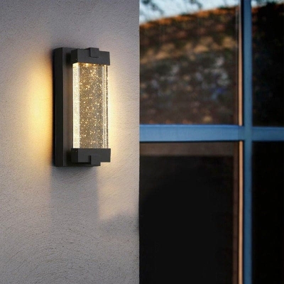 Durable Outdoor Crystal Bubble Wall Light, Waterproof, Dustproof, Anti-Rust, Bright &amp; Comfortable Lighting for Modern Home Decor