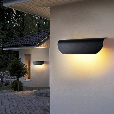 Durable Aluminum Alloy Outdoor Wall Light with Tempered Glass Shade, 3000K Waterproof Energy-Saving Lamp for Porch, Garden, and Indoor Use