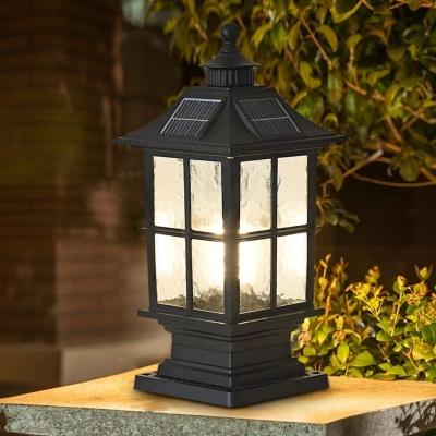 Intelligent Solar Motion Sensor Outdoor Light with High Brightness LED, Thickened Glass Lampshade, and Fast-Charging Solar Panels for Energy Efficiency