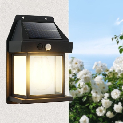 Solar Outdoor Light with Motion Sensor, Dusk to Dawn Solar Wall Sconce, Waterproof Solar Wall Lantern Light Fixtures for Garden Yard Patio Fence