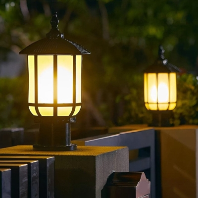 Durable Aluminum Outdoor LED Post Lamp with Adjustable Light Colors for Landscape Lighting in Villas, Parks, Patios, and Fences