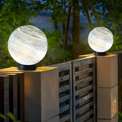 Durable Outdoor Waterproof Deck Post Light with Thickened Glass, Handmade Texture, Energy-Saving LED, and IP54 Weatherproof Design