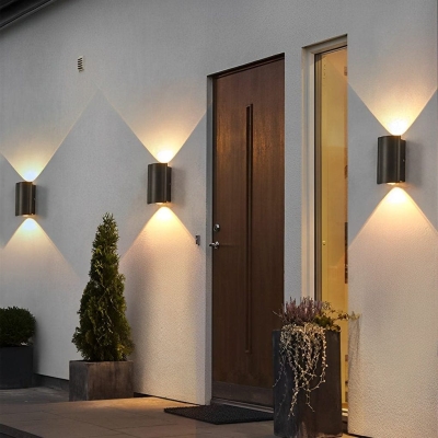 Durable Aluminum Outdoor Wall Light with High Brightness LED, Unique Light Effect, and Intelligent Waterproof Design for Long-lasting Use