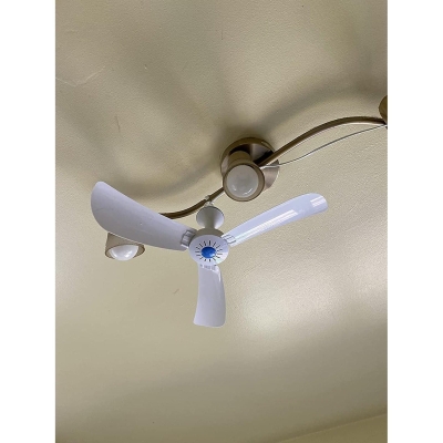 17 in. Electric Ceiling Fan, Outdoor Fan for Gazebo with Light, Indoor Bedroom Living Room Ceiling Fan with Light