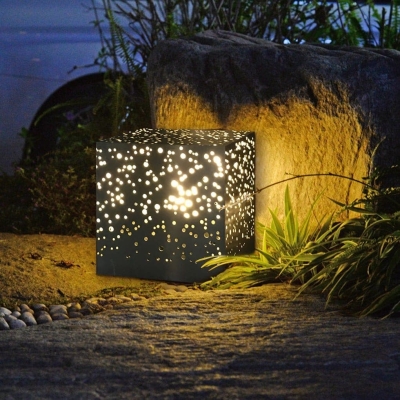 Modern Waterproof Stainless Steel LED Outdoor Pathway Light for Patio, Deck, Fence, Porch, and Garden, Warm Lighting Decorative Fixture