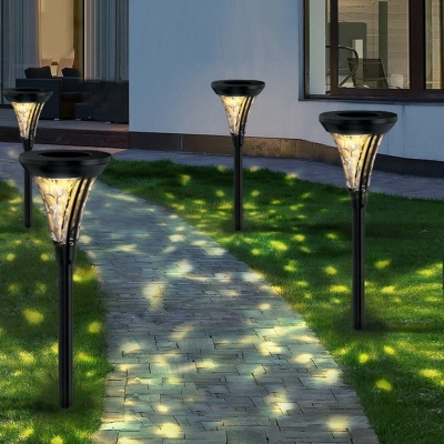 Romantic Solar Outdoor Light with Unique Glass Lampshade, Fast Charging Solar Panel, and Automatic Day-Night Function for Energy Efficiency