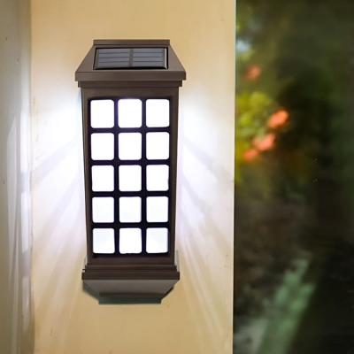 Easy-to-Install Solar Outdoor Wall Light with Intelligent Light Control, Waterproof ABS Material, High Brightness LED, and Fast Charging Solar Panel