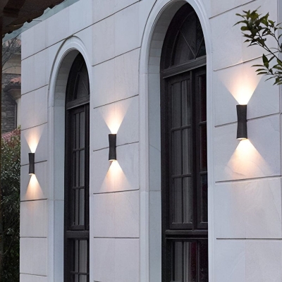 Durable Waterproof Aluminum LED Outdoor Wall Light with Built-in Quality Driver, Up and Down Lighting, Rust Proof for Indoor/Outdoor Use