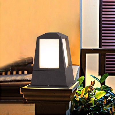 Durable Aluminum Alloy Outdoor Patio Light with Waterproof Rubber Seal and Stylish Glass Shade for Gardens, Walkways, and Porches