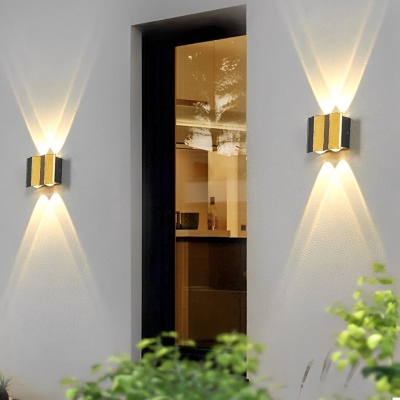 Durable Rustproof LED Outdoor Wall Lamp, Thickened Aluminum, Weather-Resistant, Ideal for Porch, Garden, Patio, Garage, and More