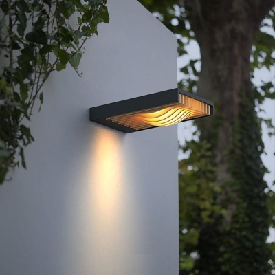 Unique Shape Outdoor Wall Light, Weatherproof, Sealed Porch Light for Warm, Romantic Atmosphere, Perfect Home Decoration for American Homes