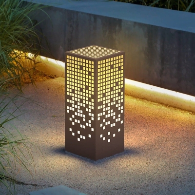 Elegant Stainless Steel Outdoor Garden Light with Classic Asian Design, High Temperature Resistance, and Warm Bright Light for Patios and Gardens