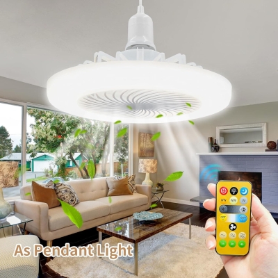 Plug in Corded Ceiling Fan Pendant Light with Remote Control, Small Socket Fan for Kid Room Bedroom Bathroom Kitchen, Outdoor Ceiling Fan for Garage
