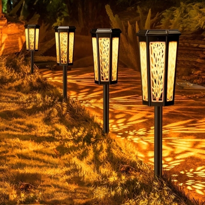 Versatile Outdoor Solar Pathway Lights, Automatic On/Off, IP65 Waterproof, Warm &amp; Colored Light Options for Halloween, Christmas, and Garden Decor