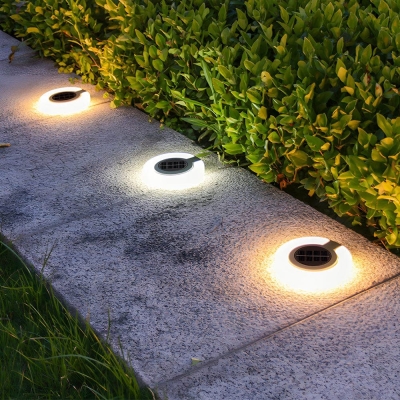 360&deg; Foldable Solar Ground Lights with Smart Light-Sensing System and Polycrystalline Silicon Panels for Lawn, Patio, and Garden