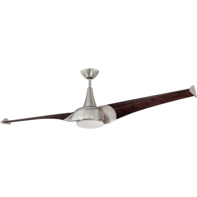 68 in. 2-Blade Ceiling Fan with Turbine-Style Blades and Remote Control
