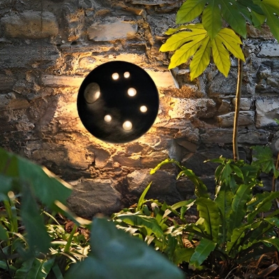 Durable Stone Wall Sconces with Built-in LED, Unique Design, and Long-Lasting Battery Life for Outdoor Lighting and Decoration