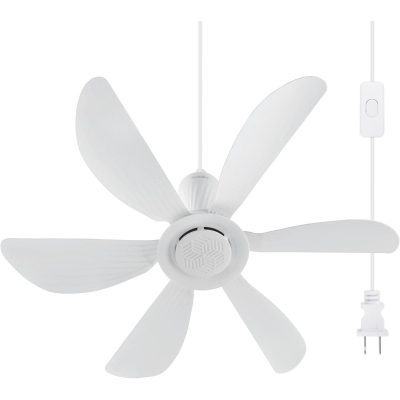 22.5 in. Small Ceiling Fan, Portable Ceiling Fan, Tent Ceiling Fan, Beautiful Ceiling Fans with on/off Button, Gazebo Fan