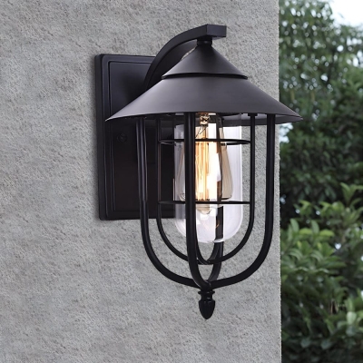 Outdoor and Indoor Wall Lights with Motion Sensors, Black and Bronze Decorative Sconces for Gardens, Aisles, and Corridors