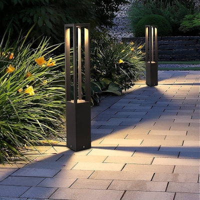 Sturdy Waterproof Aluminum Outdoor Pathway Light with Energy-Saving LED, High Color Rendering, and Modern Aesthetic Design for Relaxing Courtyards
