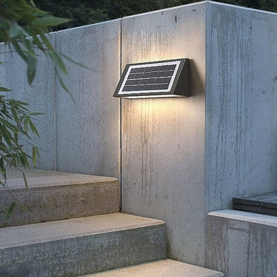 Modern Minimalist Outdoor Wall Lamp with Up and Down LED Lighting, Durable Metal Die-Cast Design, Energy-Saving, High Brightness for Yard Landscape