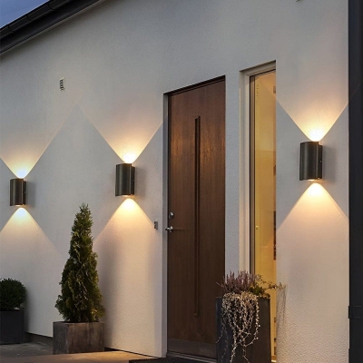 IP65 Waterproof Outdoor Wall Light with Intelligent Control, High Transmittance Lens, LED Light Source, and Anti-Rust Aluminum for Long-Lasting Use