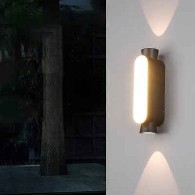 Durable Candy-Shaped Outdoor Wall Light, High Brightness, Low Energy LED with Excellent Heat Dissipation and Rust Resistance for Warm, Comfortable Lighting