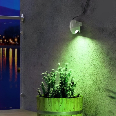 Stylish Eggshell Shaped Solar Tree Spotlight, Adjustable Lamp Head &amp; Solar Panel, Auto On/Off, Long Battery Life, Ideal for Outdoor Decoration